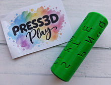 Load image into Gallery viewer, Upper Case Alphabet Playdough Roller
